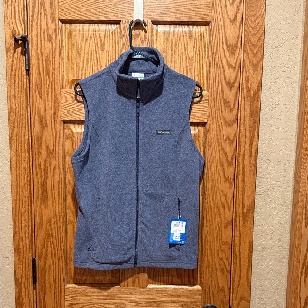 Columbia Blue Gray Women's Vest